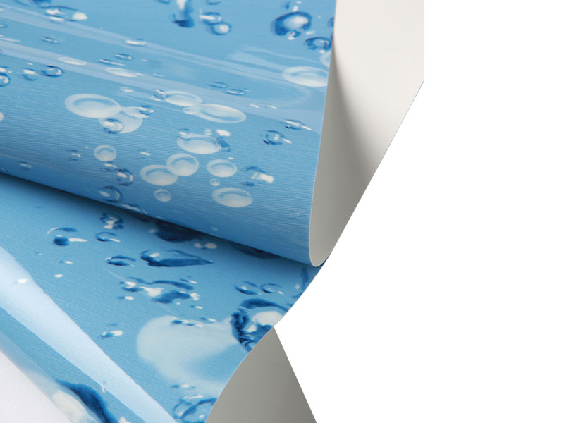 فیلم سقف پی‌وی‌سی آبی با پشت سفید-۱۸